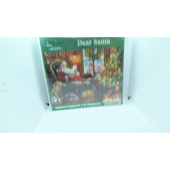 New sealed Heritage Jigsaw Puzzle Dear Santa 550 pieces 24" x 18" - Picture 2 of 9